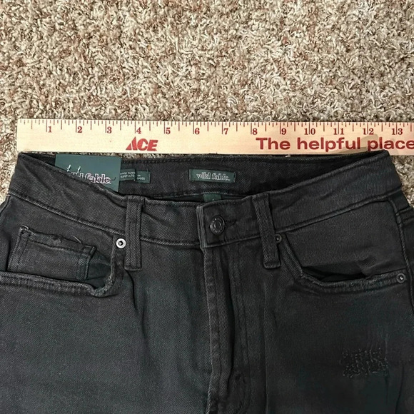 NEW Wild Fable Super High Rise Tapered Jean Black | Wild Fable Tapered Jean - Picture 13 of 13